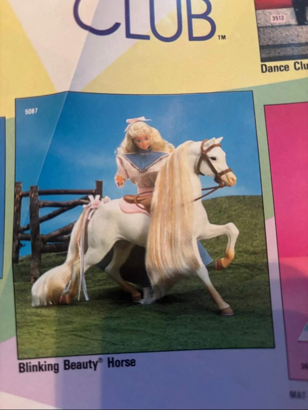 Barbie Multi-Scene Promotional Poster - Pink, Purple, Blue 1988